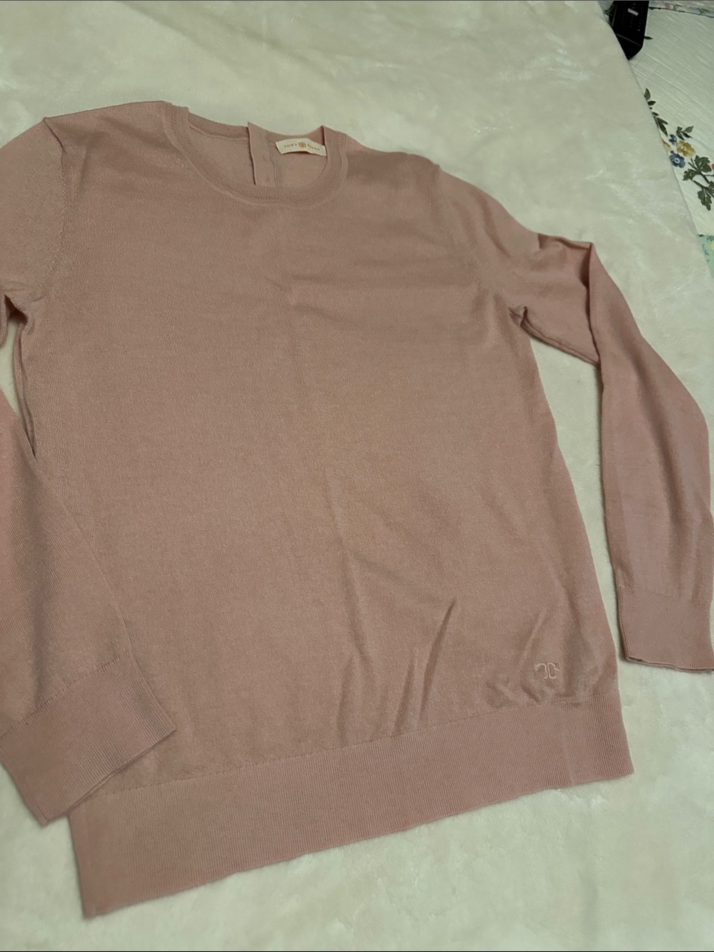 Tory Burch Dusty Rose Crewneck Sweater brand new never used